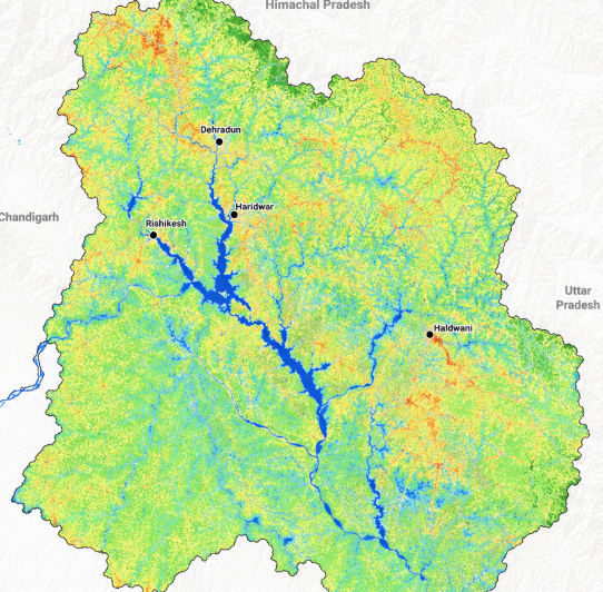Normalized Difference Water Index